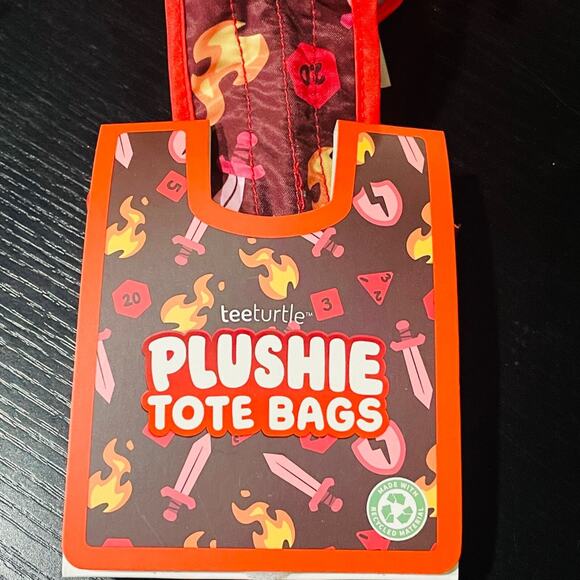 Plushiverse Tabletop Dragon Plushie Tote Bag - Picture 3 of 3